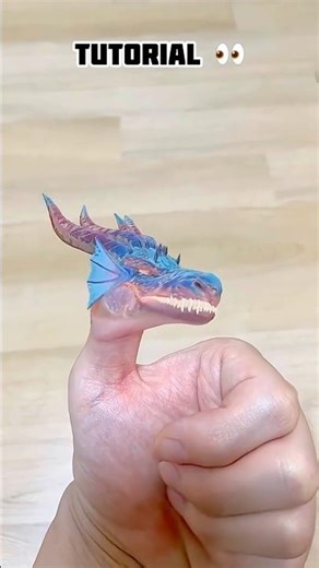 Dragon head tutorial 👀 #shorts #tutorial