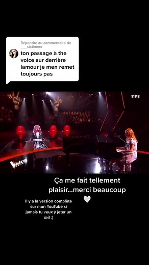 Performance de Sarah Schwab à The Voice 2020 | Derrière l'Amour Cover