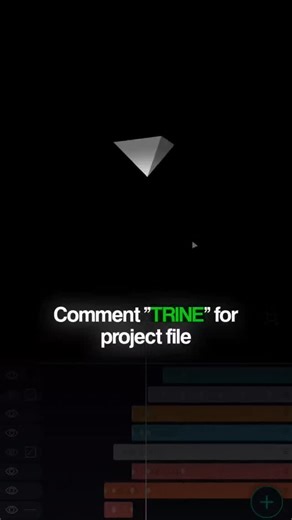 spider.motions on Instagram: "Comment "TRINE" for project file - - - - - - - #logo #logoanimation #brandidentity"