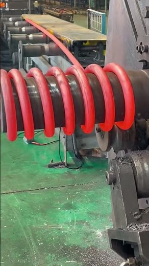 making strong spring after iron melting and rolling machine