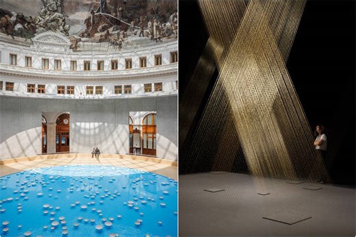 The Bourse de Commerce in Paris is hosting a fascinating exhibition on chiaroscuro beneath architect Tadao Ando’s giant dome—featuring works by Victor Man, Bill Viola…