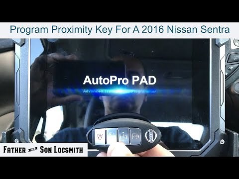 AutoProPad - Program Prox Key For 2016 Nissan Sentra