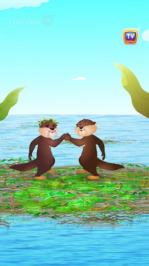Sea Otter Song - #Shorts #ChuChuTV #NurseryRhymes #KidsSongs #AnimalSongs | ChuChu TV Nursery Rhymes & Kids Song New channel
