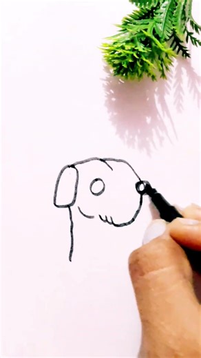 How to draw a dog 🐶 from the word dog ( wordtoons) #art #drawing #shorts ✍️