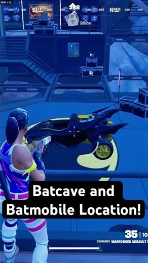 How to Reach the NEW Batcave and Batmobile in Fortnite! #fortnite