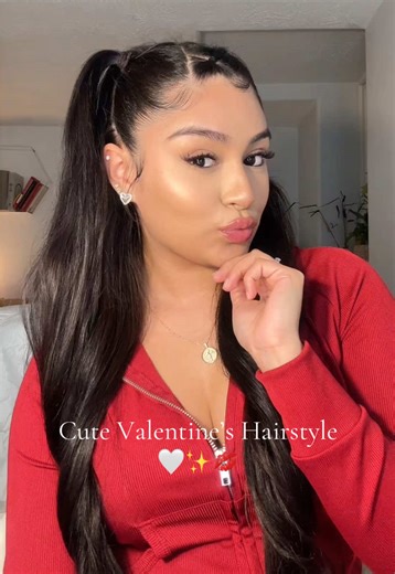 Cute Valentine's Hairstyle Tutorial for Easy Styling