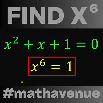 221K views · 904 reactions | FIND X^6 | Math Avenue : Learn Math By Examples | Facebook