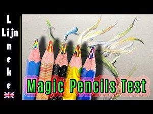 Easy Flower for beginners Koh-I-Noor Magic FX Pencils