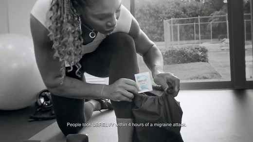 UBRELVY TV Spot, 'Stop Migraines in Its Tracks' Featuring Serena Williams