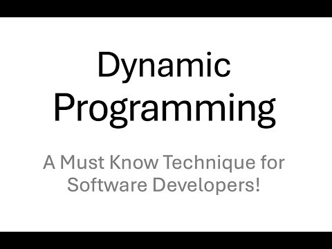 Quick Introduction to Dynamic Programming - Quick Introduction