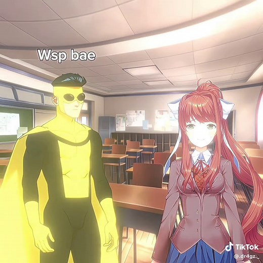 Monika the best doki #monika #invincible #ddlc #edit #fyp | invincible