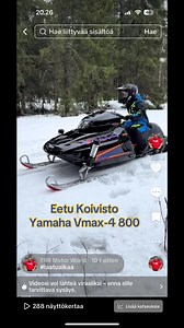 😎 hyvä väriyhdistelmä. Driver : Eetu Koivisto Machine : Yamaha Vmax-4 800 Manufactory year : 1995 Power : Enough Acceleration : Enough Top speed : Enough Icehockey team : Kiekko Laser Snowmobile team : Oulun Iskuryhmä 😊 Manager : Juha Tuoma Pekanpään Roiske Lights : VALOSTORE.FI Detailing products : AUTODUDE.FI Lubricants : Kendall Suomi products Equipments : ? Laatukausi voi kohta alkaa poikien kanssa.🥰 . | TRR Motor World