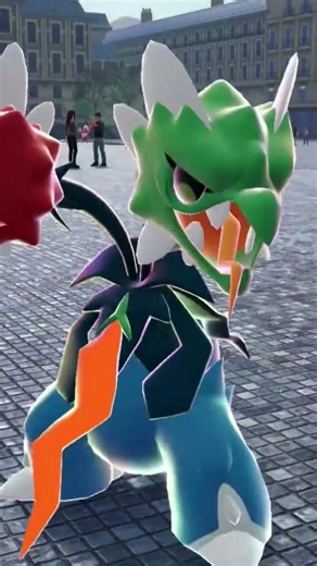 mega blue jeans #pokemon #dlc #legendsza #shiny