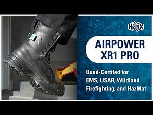 HAIX® AIRPOWER® XR1 PRO: Quad-Certified for Every First Responder Role