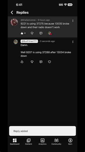 2024 Blue Bird Vision Electric buses #13034 & #13035 broke down on 9221 and 9207