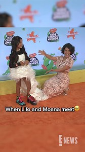 494K views · 15K reactions | Maia Kealoha and Auliʻi Cravalho at the 2025 Nickelodeon Kids' Choice Awards prove that Lilo and Moana would be besties. ❤️ | E! News | Facebook