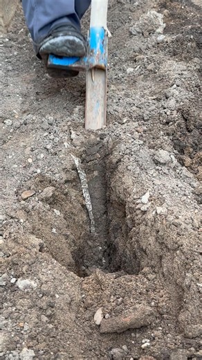 Dig out a small canal..!