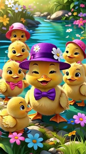 🦆 Quacking & Singing Ducks! Cartoon Fun for Kids 🎶