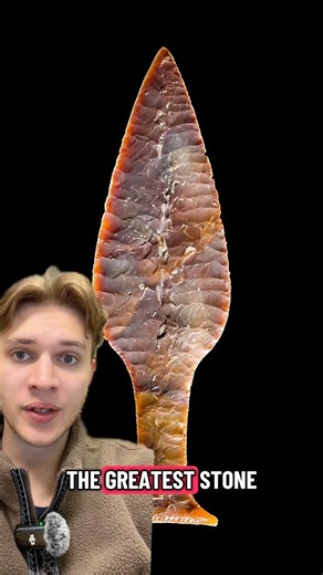 This might be the greatest stone tool ever made! #history #flintknapping #archaeology #stoneage