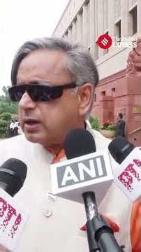 Shashi Tharoor Slams Lathi-Charge on CJP Protest, Urges 'Give and Take' in Parliament