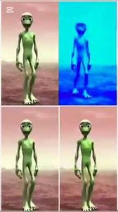 4. Space Vibes Just Hit Earth 🌍🎶 #aliendance #alienremix #dance #funny