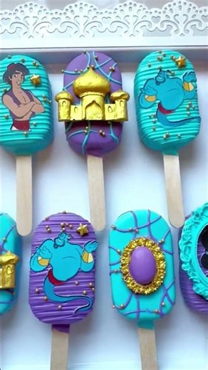 These Aladdin-inspired cakesicles are giving royal dessert table energy