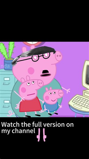 Daddy Pig bought Minecraft for Peppa! Cartoon parody.