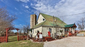 Old barn turned into a rustic-chic hangout
