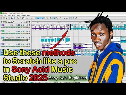 Use these methods to Scratch like a pro in Sony Acid Music Studio 2025