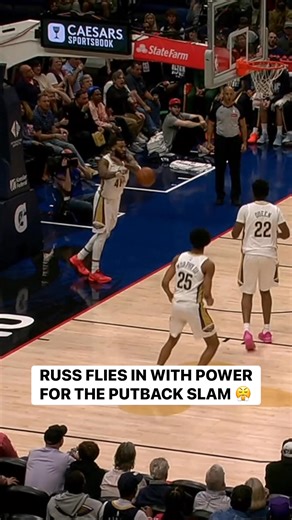 Russell Westbrook flies in for the athletic tip SLAM! 💥 SAC-NOP on NBA League Pass Tap to Watch ➡️ https://www.nba.com/how-to-watch-game-redirect/0022500766?partnerRef=NBA&platform=Facebook&surface=Post | NBA