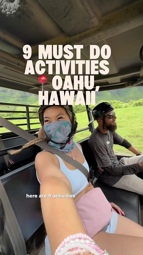9 MUST DO ACTIVITIES ON OAHU HAWAII🌺🌊☀️ I did all the hard work so you didn’t have to 🫡 These activities were all so fun and I definitely recommend them!! Which ones would you do? #hawaii #hawaiiactivities #thingstodoinhawaii #hawaiilife #hawaiicheck @Hawai‘i