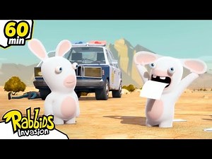 Rabbids Policías | Rabbids La Invasión | Nueva compilación 1H | Cartoon para niños