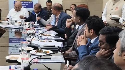 CEO West Bengal conducting review meeting with ECI appointed Electoral Roll Observers regarding ongoing Special Intensive Revision at West Bengal today at the Conference Hall of Bengal Chamber of Commerce & Industries (BCC&I) Kolkata. #SIR Election Commission of India | Chief Electoral Officer West Bengal