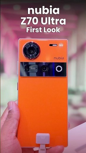 nubia Z70 Ultra: Hands-on and First Look | #MWC2025