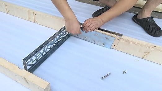 How to install step ladder's connector