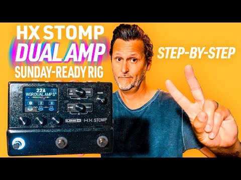 HX Stomp Dual Amp Set-Up for MORE DYNAMICS #hxstomp