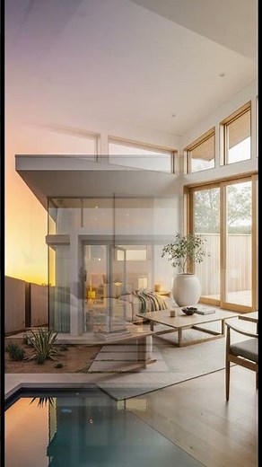 Minimalist Tiny Villa Tours That WOW! 🏡✨ #shorts