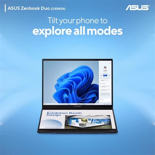 1.1K views · 16 reactions | Discover the ultimate multitasking powerhouse in ASUS Zenbook Duo #ASUSIndia #ASUSZenbook | ASUS | Facebook