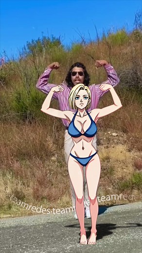 Android 18 Dancing with Goku and Vegeta | DragonBallZ Fun