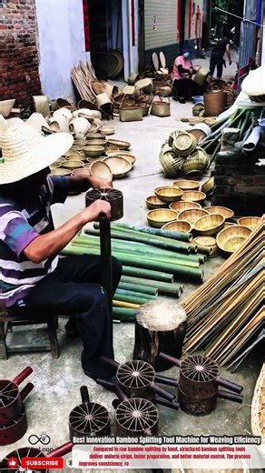Best Innovation Bamboo Splitting Tool Machine for Weaving Efficiency #innovation