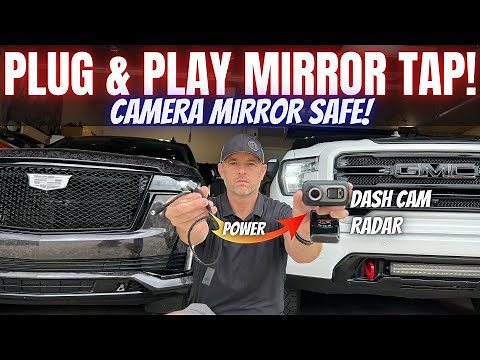 Hook Up Your Dash Cam or Radar Detector to Your Rearview Mirror – The EASY Way!