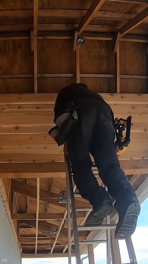 9.5K views · 62 reactions | Cedar Ceiling Installation #cedar #cedarceiling #ceilinginstallation #buildinghomes | MR Post Frame | Facebook