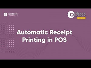 Automatic Receipt Printing in Odoo 14 POS