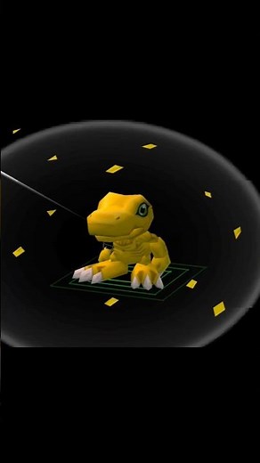 Digimon World (PS1) - Agumon Digivolves into Greymon! #gaming #digimon