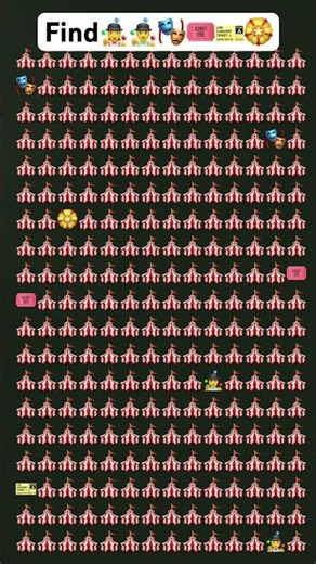Find Different Emoji | Find Emoji Challenge | Find the Odd Emoji #emojichallenge #emojyfind #shorts