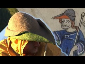 Learning how to Wet Felt a MEDIEVAL HAT - FIRST TRY GOOD ?!?!?!?!