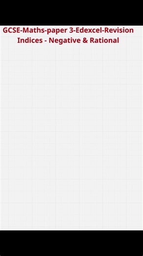 GCSE Maths Paper 3 Edexcel Revision Tips