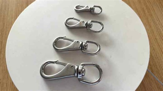 Stainless Steel Swivel Eye Snap/Spring/Dog/Trigger/Carabiner/Buckle/Chain/Handbag Hook for Dog Leash