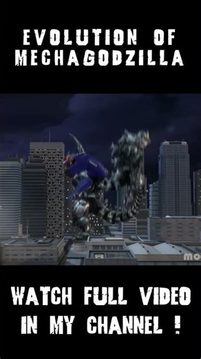 Evolution of Mechagodzilla Short 04 #comparison #mechagodzilla #godzilla