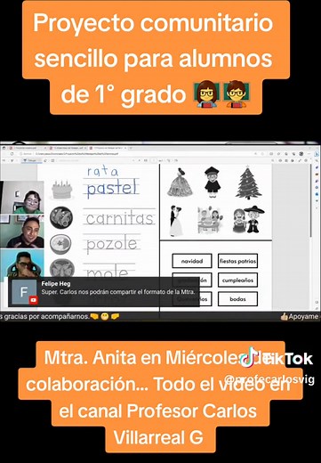 Proyecto comunitario sencillo para alumnos de 1° grado